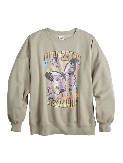unbranded Juniors' Graphic Fleece Sweatshirt