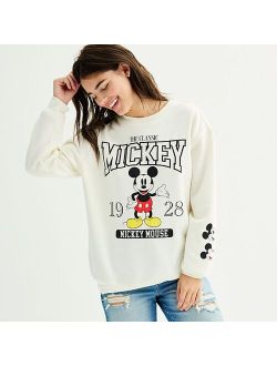 Juniors' Disney Mickey Mouse Graphic Sweatshirt