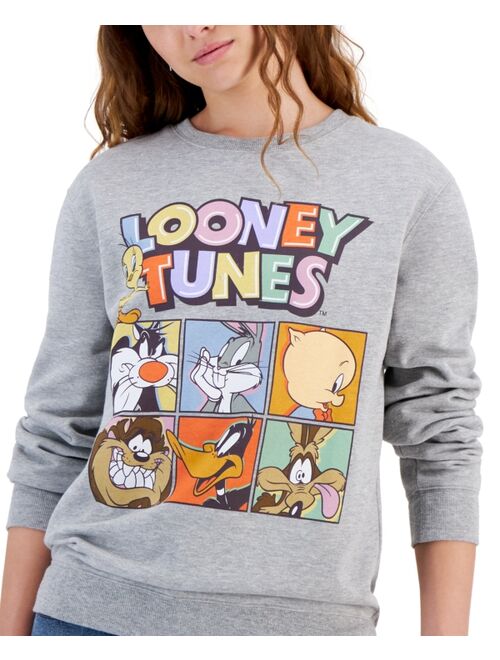 Love Tribe Juniors' Looney Tunes Crewneck Sweatshirt