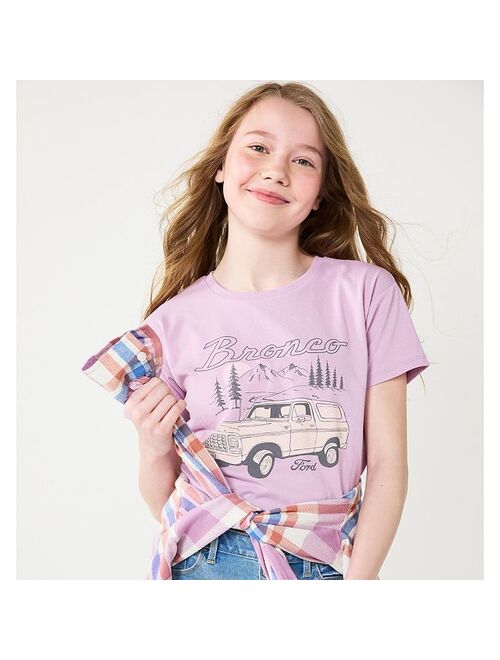 Licensed Character Girls 6-16 Ford Bronco Graphic Tee in Regular & Plus Size