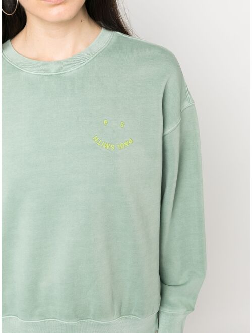 PS Paul Smith smiley logo-print sweatshirt