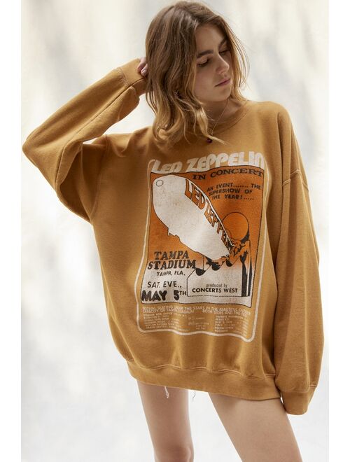 Urban outfitters Led Zeppelin Poster Pullover Sweatshirt