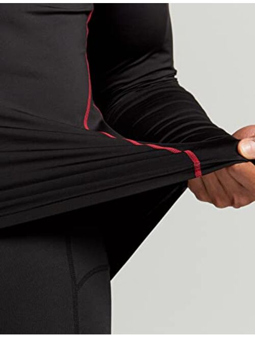 ATHLIO 1 or 3 Pack Men's Thermal Long Sleeve Compression Shirts, Winter Gear Sports Base Layer Top, Athletic Running T-Shirt