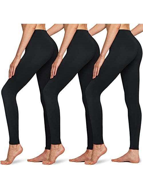 ATHLIO 1 or 3 Pack Women's Thermal Yoga Pants, Fleece Lined Compression Workout Leggings, Winter Athletic Running Tights
