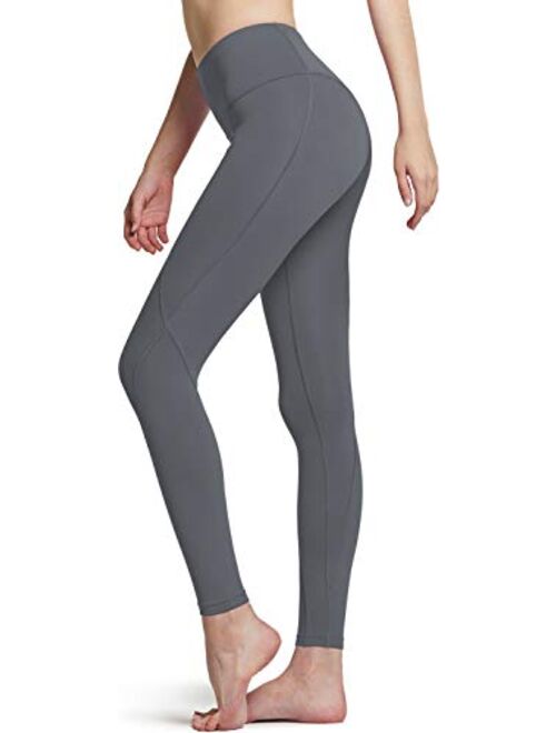 ATHLIO 2 or 3 Pack High Waist Yoga Pants with Pockets, Tummy Control Workout Leggings, Non See-Through Running Tights