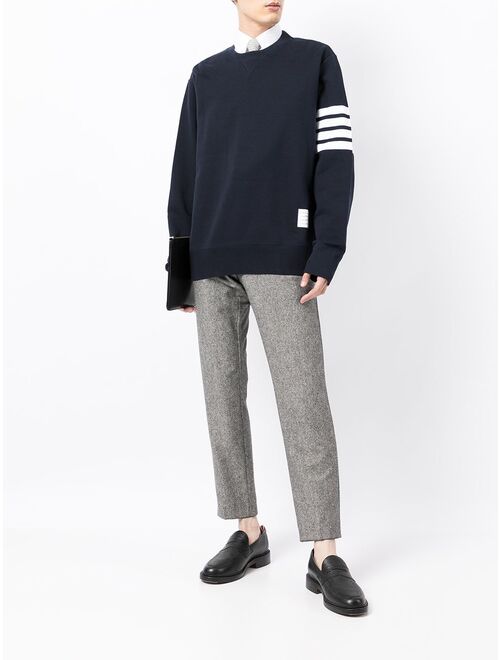 Thom Browne 4-Bar stripe sweatshirt