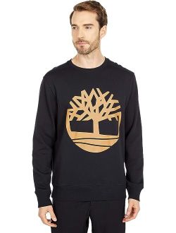 Core Tree Logo Crew Neck Sweatshirt Brushback