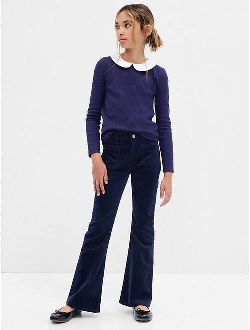 Gap Kids High Rise Corduroy '70s Flare Jeans with Washwell