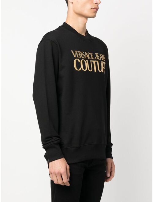 Versace Jeans Couture logo-print cotton sweatshirt