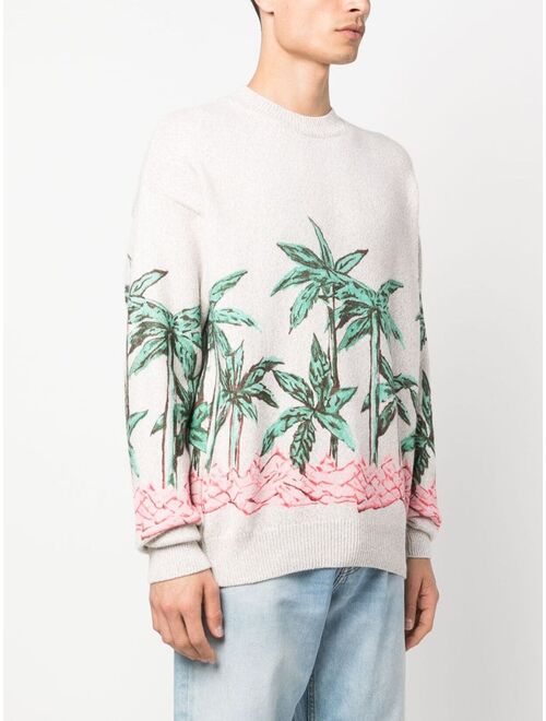 Palm Angels Palms Row-print sweatshirt