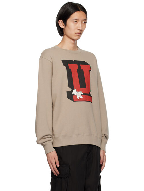 UNDERCOVER Beige 'U' Sweatshirt