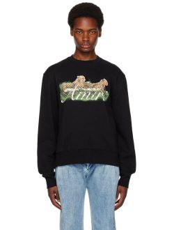 Black Cheetah Sweatshirt