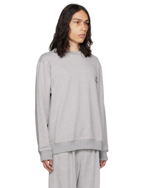 Wooyoungmi Gray Hardware Sweatshirt