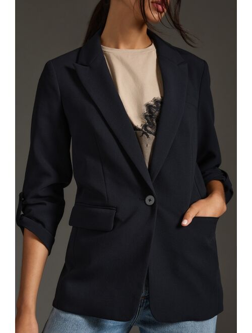 Maeve Roll-Sleeve Blazer