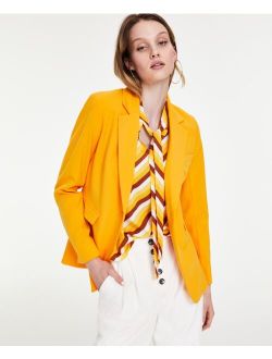 Women's Bi-Stretch Single-Button Long-Sleeve Blazer, Created for Macy's