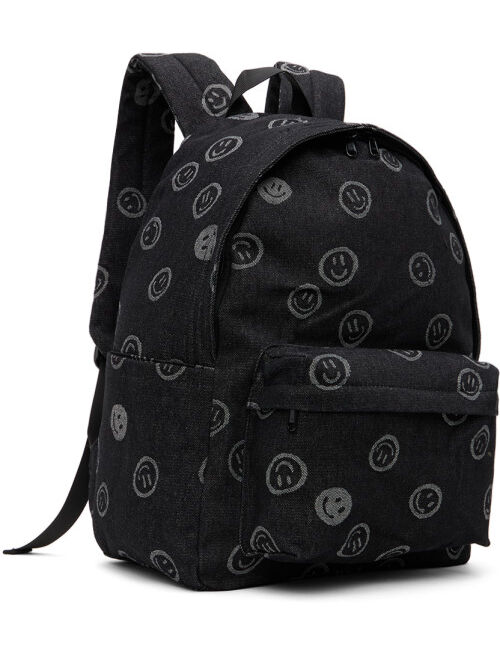 Molo Kids Black Mio Denim Backpack