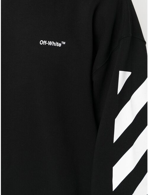 Off-White Diagonal Helvetica oversized sweatshirt