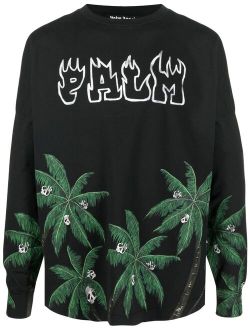 Palms&Skull logo-print sweatshirt