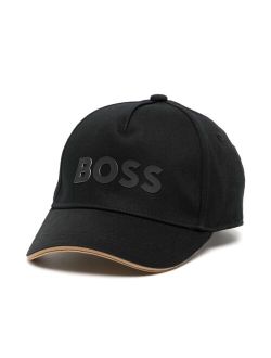 BOSS Kidswear logo-applique cotton baseball cap