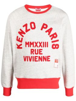 Rue Vivienne print sweatshirt