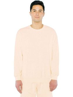 American Apparel Men's French Terry Long Sleeve Crewneck Pullover
