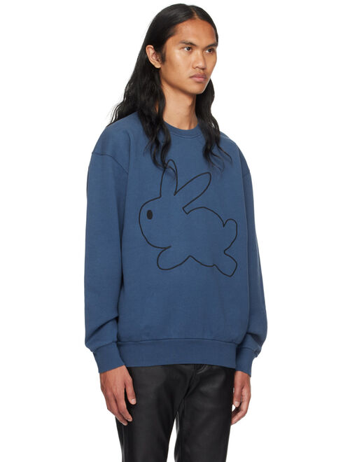 JW Anderson Blue Bunny Sweatshirt
