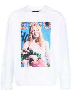 JW Anderson Carrie graphic-print cotton sweatshirt