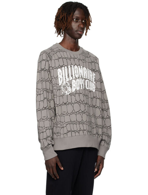 Billionaire Boys Club Gray Printed Sweatshirt