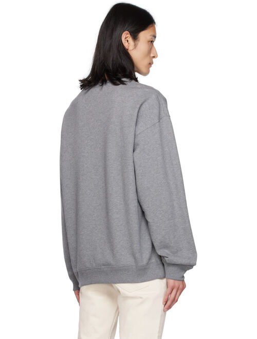 Versace Gray Printed Sweatshirt