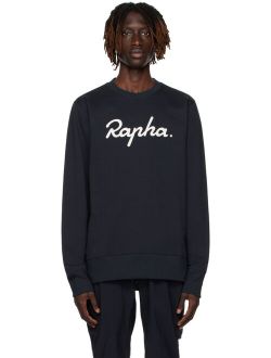 Rapha Black Embroidered Sweatshirt