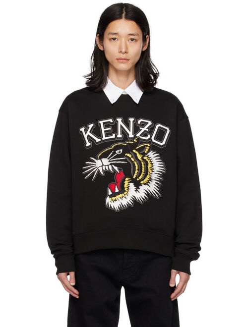 Black Kenzo Paris Jungle Tiger Sweatshirt