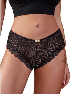 Women's Sexy Panties Thong for Women Back Cut Out Stappy Exotic Thongs Underwear Panties