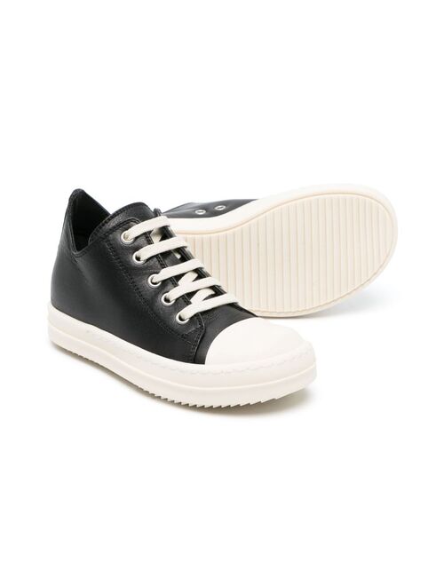 Rick Owens Kids lace-up leather sneakers
