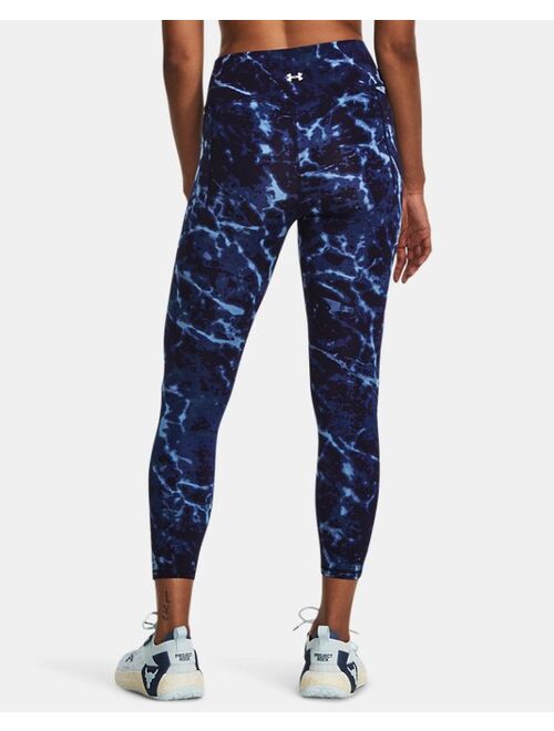 Under Armour Women's Project Rock Crossover Lets Go Printed Ankle Leggings