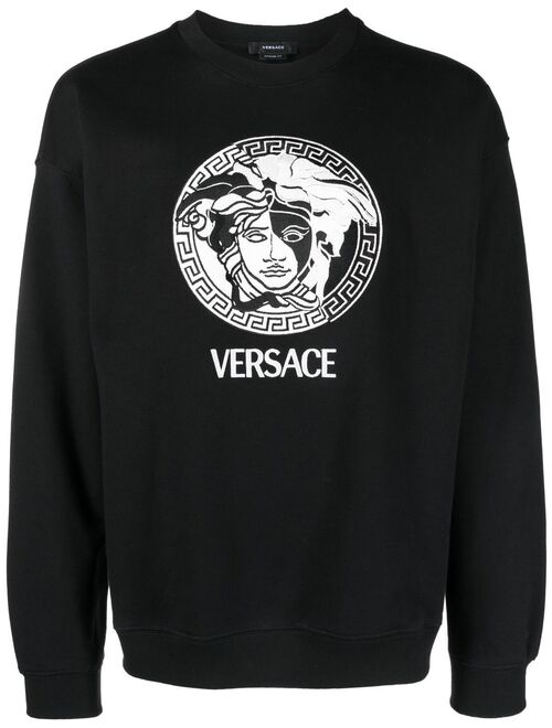 Versace Medusa embroidered sweatshirt