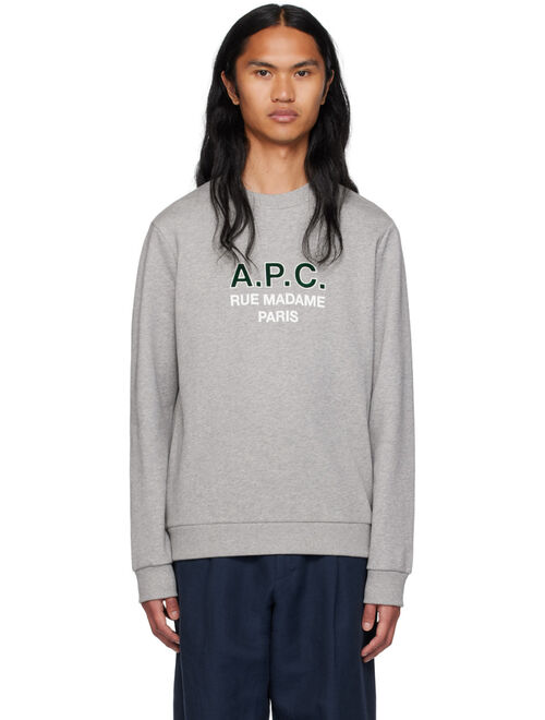 A.P.C. Gray Madame Sweatshirt