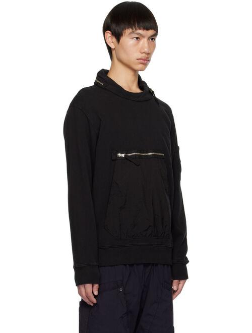 C.P. Company Black Hooded Sweatshirt