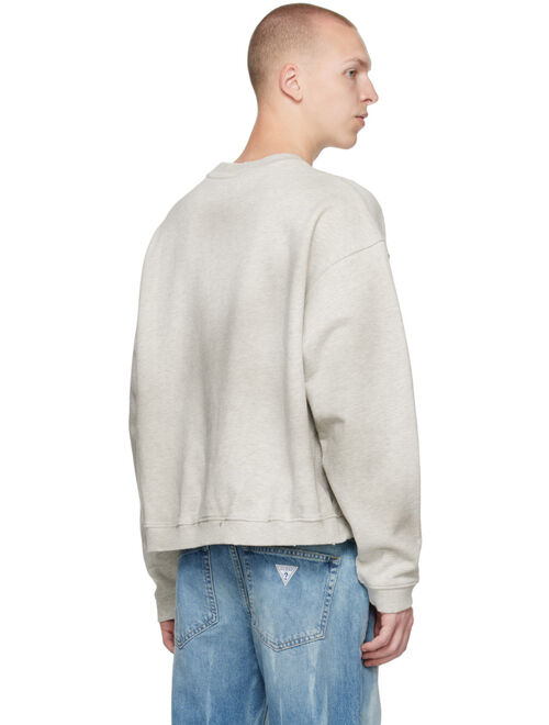 GUESS USA Gray Crewneck Sweatshirt