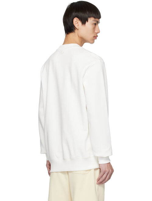 Lacoste White Netflix Edition Sweatshirt
