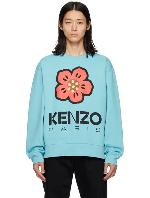 Blue Kenzo Paris Boke Flower Sweatshirt