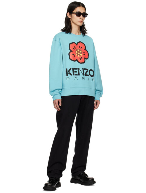 Blue Kenzo Paris Boke Flower Sweatshirt