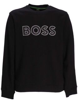 BOSS logo-print detail sweatshirt