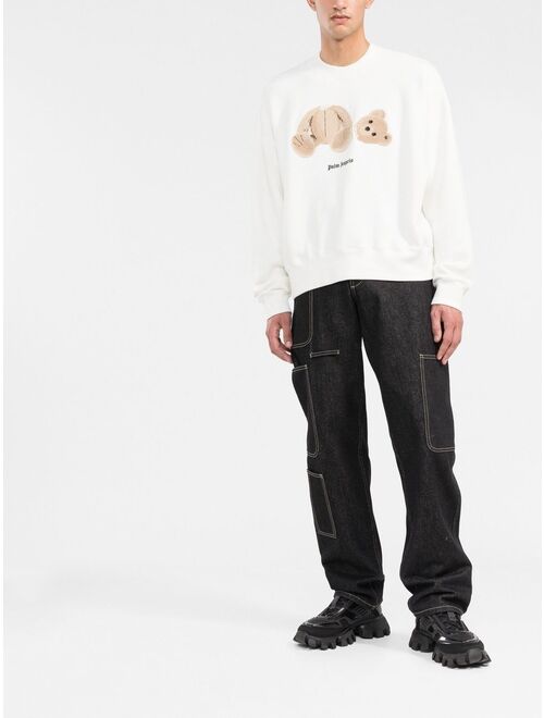 Palm Angels bear-print sweatshirt