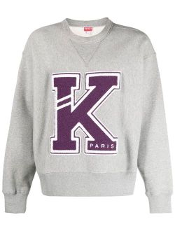 logo-patch detail sweatshirt