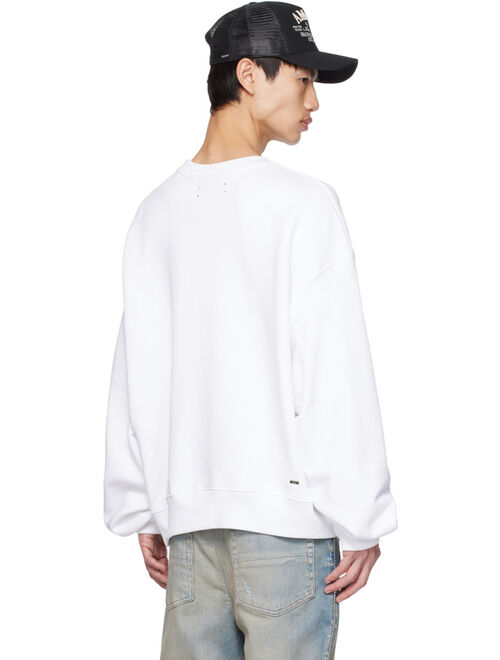 AMIRI White Printed Sweatshirt