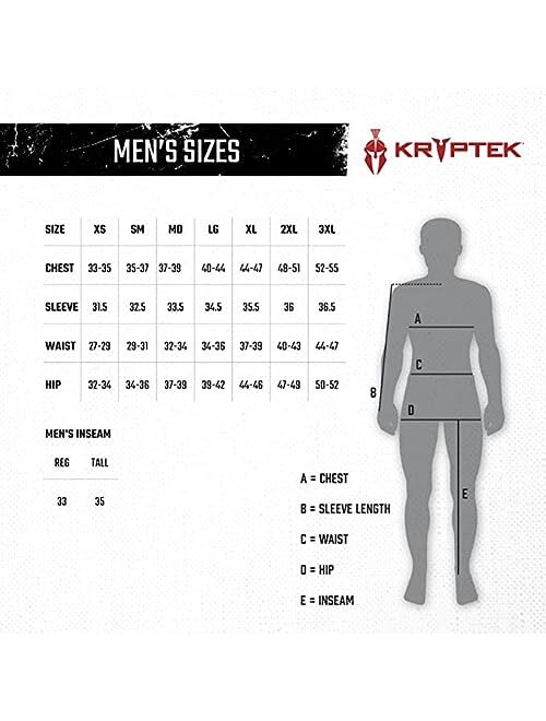 Kryptek Men's Tactical Rugby Half Zip, Long Sleeve Shirt