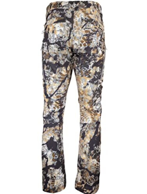 Kryptek Men's Alaios, Lightweight, Quick Drying 8 Pocket Camo Hunting Pant with Reinforced and Padded Knee