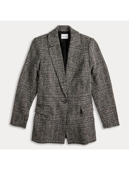 Women's Nine West Single-Button Longline Blazer