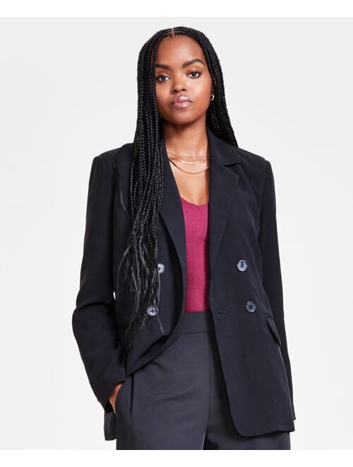 Bar III Women's Double-Breasted Blazer, Created for Macy's