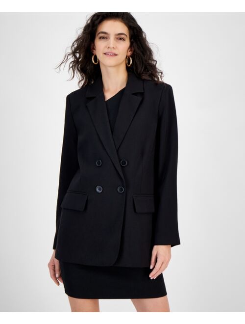 Bar III Women's Double-Breasted Blazer, Created for Macy's
